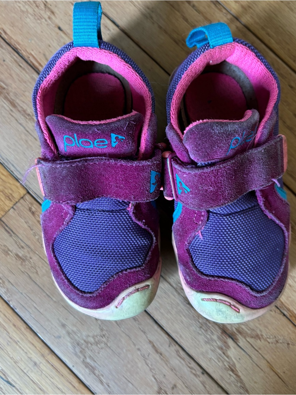 Plae Kids Purple and Pink toddler 6 Active Sneakers
